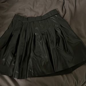 pleased leather mini skirt